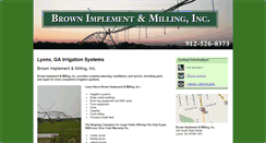 Desktop Screenshot of brownimplement.com