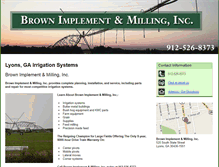Tablet Screenshot of brownimplement.com